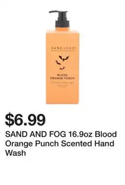 Marshalls SAND AND FOG 16.9oz Blood Orange Punch Scented Hand Wash offer