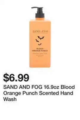 Marshalls SAND AND FOG 16.9oz Blood Orange Punch Scented Hand Wash offer