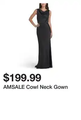 Marshalls AMSALE Cowl Neck Gown offer