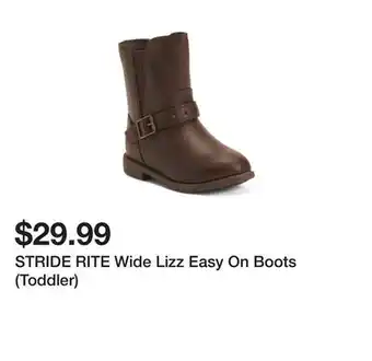 Marshalls STRIDE RITE Wide Lizz Easy On Boots (Toddler) offer