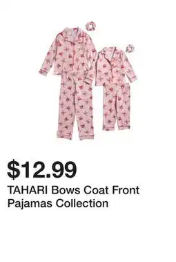 Marshalls TAHARI Bows Coat Front Pajamas Collection offer