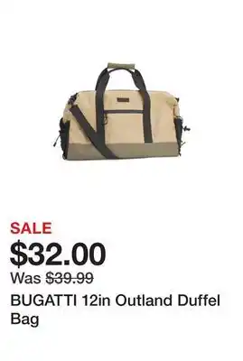 Marshalls BUGATTI 12in Outland Duffel Bag offer