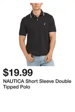 Marshalls NAUTICA Short Sleeve Double Tipped Polo offer