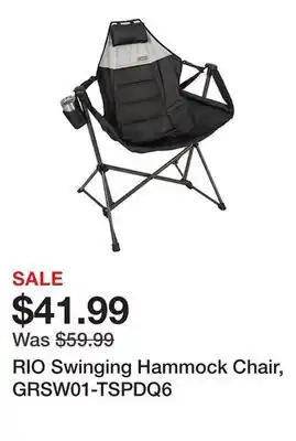 Tractor Supply Company RIO Swinging Hammock Chair, GRSW01-TSPDQ6 offer