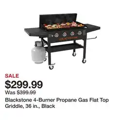 Tractor Supply Company Blackstone 4-Burner Propane Gas Flat Top Griddle, 36 in., Black offer