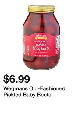 Wegmans Wegmans Old-Fashioned Pickled Baby Beets offer