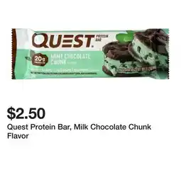 Wegmans Quest Protein Bar, Milk Chocolate Chunk Flavor offer