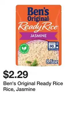 Wegmans Ben's Original Ready Rice Rice, Jasmine offer