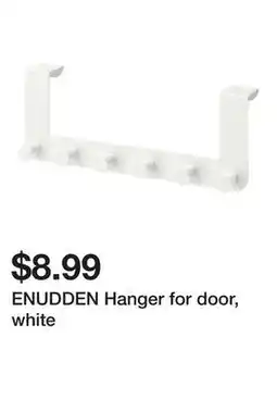 Ikea ENUDDEN Hanger for door, white offer