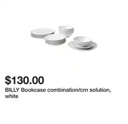 Ikea BILLY Bookcase combination/crn solution, white offer