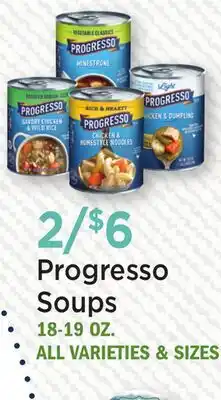 Heinen's Progresso Soups offer