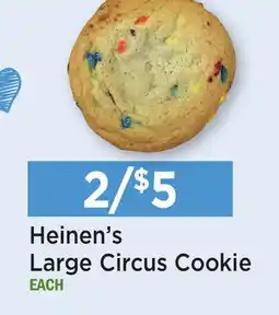 Heinen's Heinen's Large Circus Cookie offer