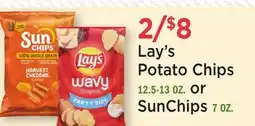 Heinen's Lay's Potato Chips 12.5-13 OZ. or SunChips 7 OZ offer