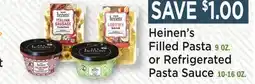Heinen's Heinen's Filled Pasta 9 OZ. or Refrigerated Pasta Sauce 10-16 OZ offer