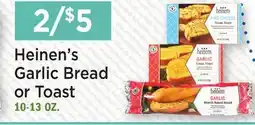 Heinen's Heinen's Garlic Bread or Toast offer