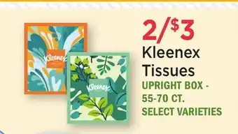 Heinen's Kleenex Tissues offer
