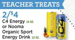 Heinen's C4 Energy 16 OZ. or Nooma Organic Sport Energy Drink 12 OZ offer