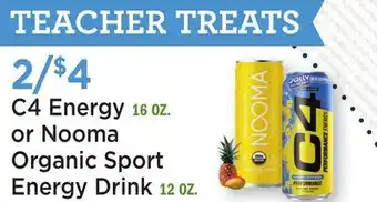 Heinen's C4 Energy 16 OZ. or Nooma Organic Sport Energy Drink 12 OZ offer