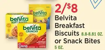 Heinen's Belvita Breakfast Biscuits 8.8-8.81 OZ. or Snack Bites 5 OZ offer