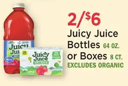 Heinen's Juicy Juice Bottles 64 OZ. or Boxes 8 CT offer