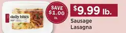Heinen's Sausage Lasagna offer