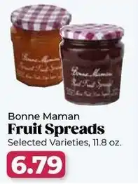 Roche Bros Bonne maman fruit spreads offer