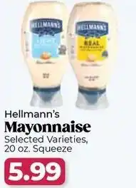 Roche Bros Hellmann's mayonnaise offer