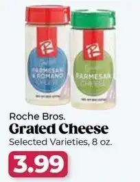 Roche Bros Roche Bros. grated cheese offer