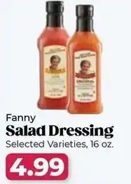 Roche Bros Fanny salad dressing offer