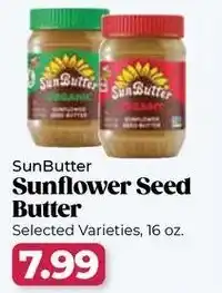 Roche Bros SunButter Sunflower Seed Butter offer