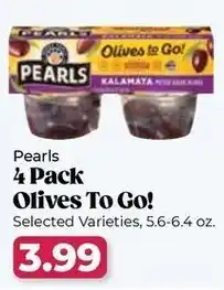 Roche Bros Pearls Olives To Go offer
