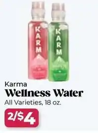 Roche Bros Karma wellness water offer