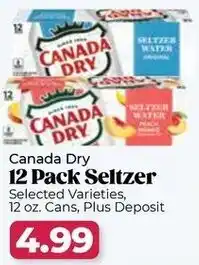 Roche Bros Canada dry seltzer offer