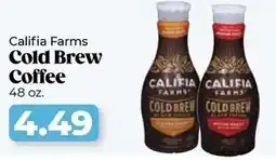 Roche Bros Califia Farms Cold Brew Coffee offer