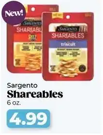 Roche Bros Sargento shareables offer
