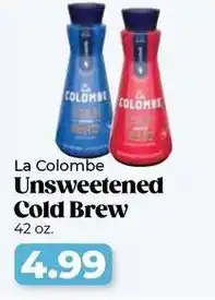 Roche Bros La colombe unsweetened cold brew offer
