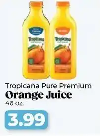 Roche Bros Tropicana pure premium orange juice offer