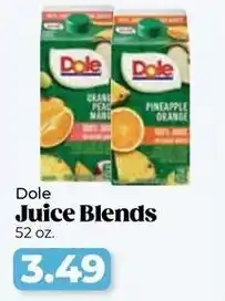 Roche Bros Dole juice blends offer