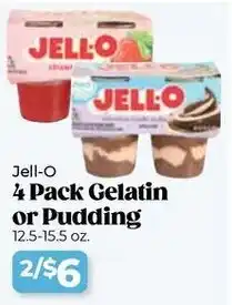 Roche Bros Jell-O gelatin or pudding offer