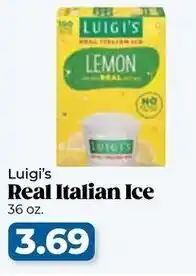 Roche Bros Luigi's real italian ice offer