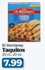 Roche Bros El Monterey Taquitos offer