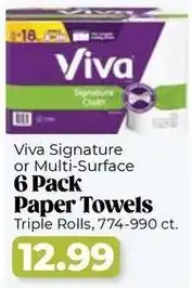 Roche Bros Paper towels offer