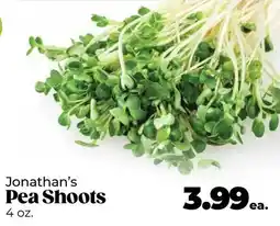 Roche Bros Jonathan's Pea Shoots offer