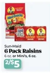 Roche Bros Sun-Maid Raisins offer