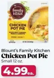 Roche Bros Blount's Family Kitchen Chicken Pot Pie Small offer