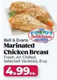 Roche Bros Bell & Evans Marinated Chicken Breast offer