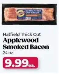 Roche Bros Hatfield Thick Cut Applewood Smoked Bacon offer