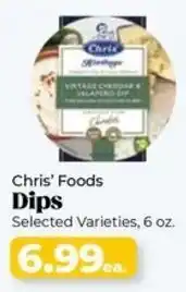 Roche Bros Chris' Foods Dips offer