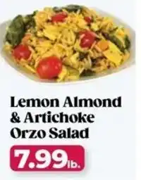 Roche Bros Lemon Almond & Artichoke Orzo Salad offer