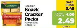 Roche Bros Keebler Snack Cracker Packs offer